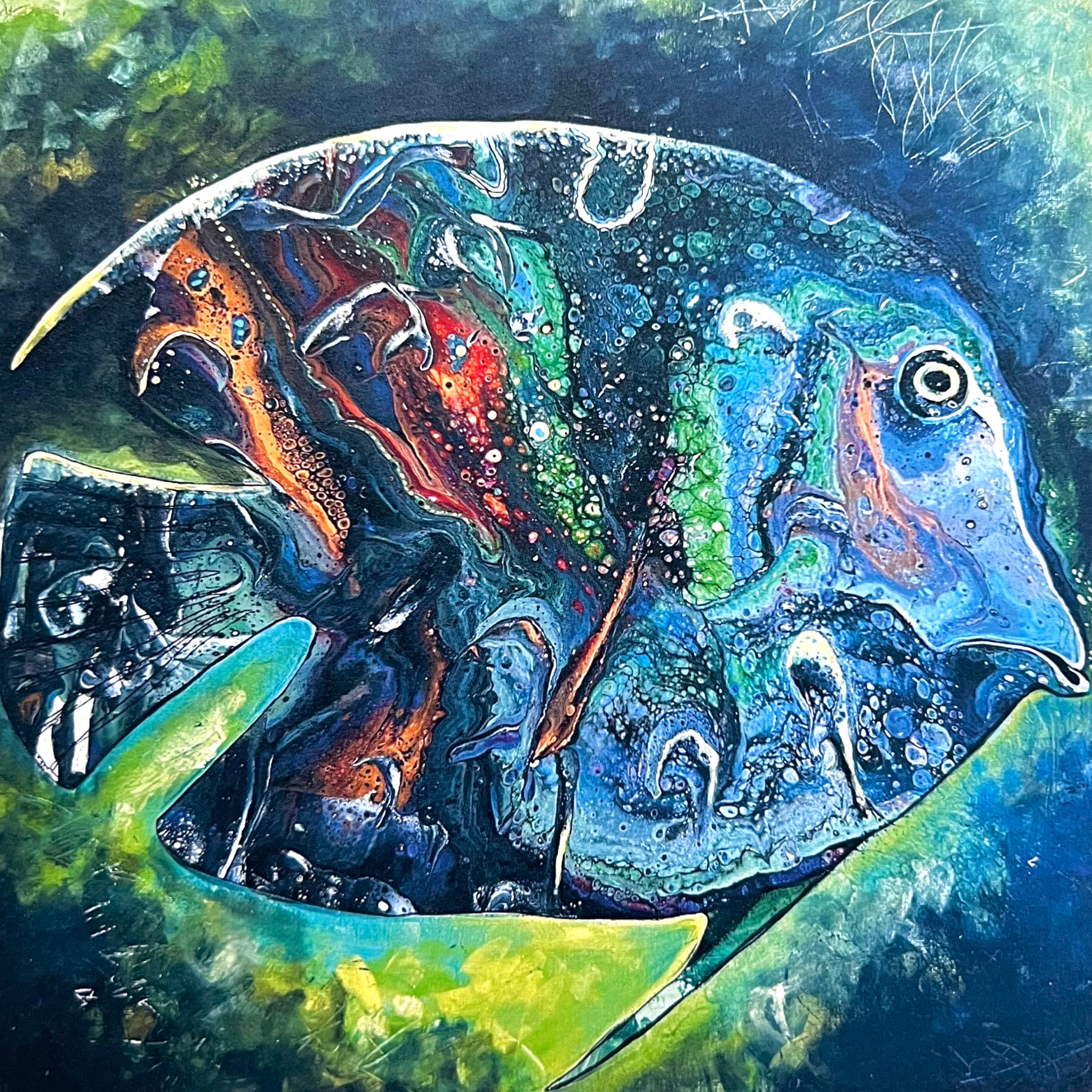 Big Fish Art Card