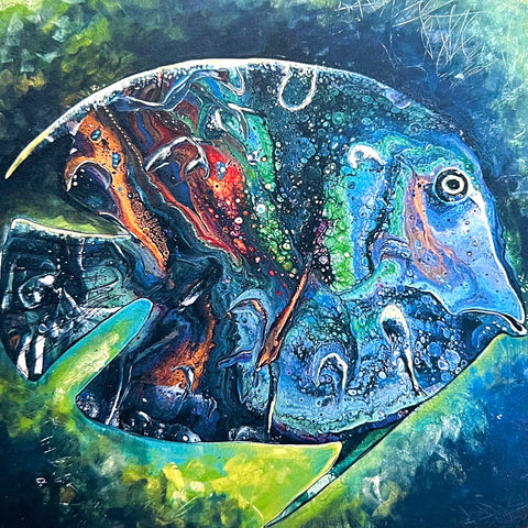 Big Fish Art Card