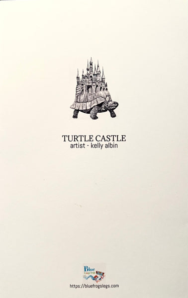 Turtle Castle Art Card