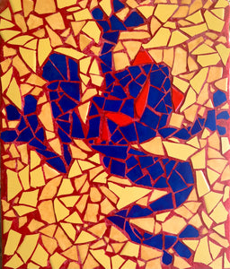 Blue Frog Mosaic