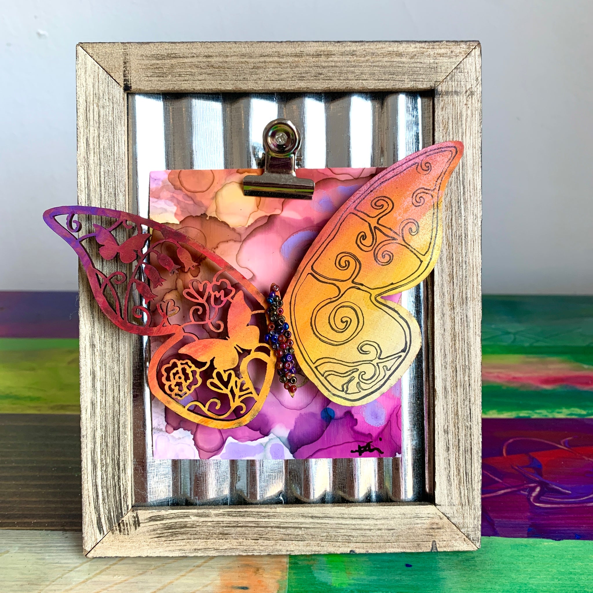 Framed butterfly art – A. L. Lowe Custom Framing
