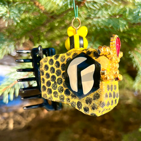 Queen Bee Funky Fish Ornament